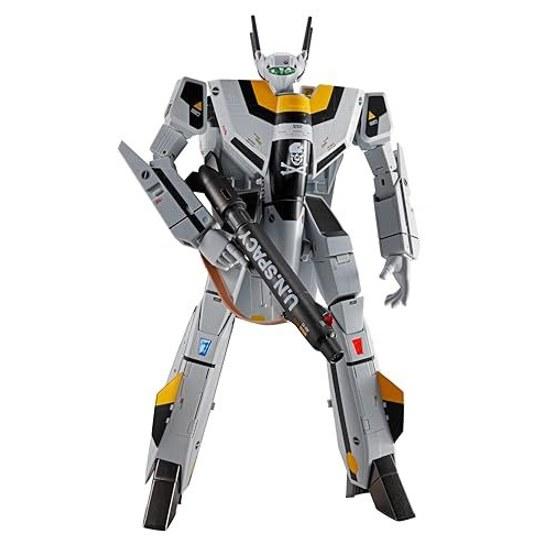 TAMASHII NATIONS DX Chogokin Super Dimension Fortress Macross VF-1S Valkyrie Roy Focker Special Revival Ver. Approximately 280mm ABS Diecast PVC Toys