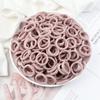 200PCS/Set Elastic Kids Basic Hair Bands Tie 3cm Dark Colors Headwear Don't Hurt Hair Headband Hair Accessories Holder