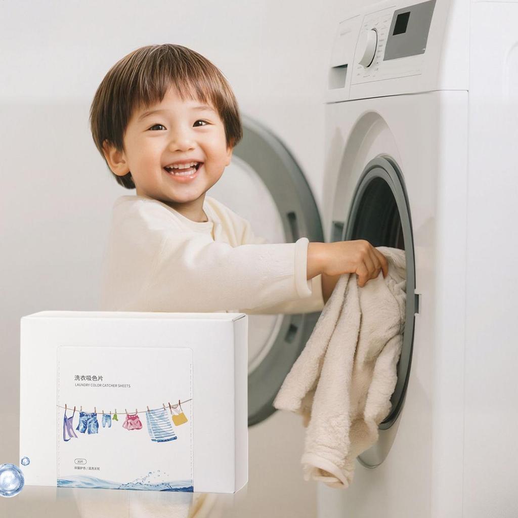 Color Catcher 30-count Color Catcher Sheets Household Supplies For Fabric Stain Clothing Washer Machine Dryer Travel Colored