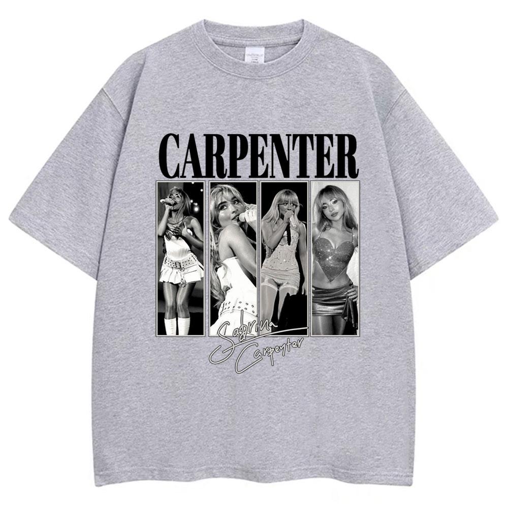 Vintage Style Sabrina Carpenter T Shirt Emails Tour Fashion Hip Hop Cotton Oversized Short Sleeve Men Women T Shirts Streetwear