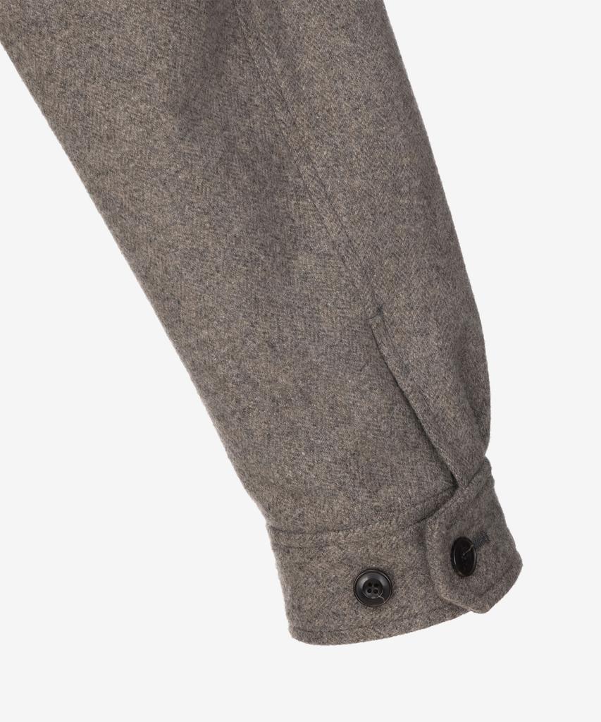 Mindbridge [Hoite] Deformed Tissue Blouson