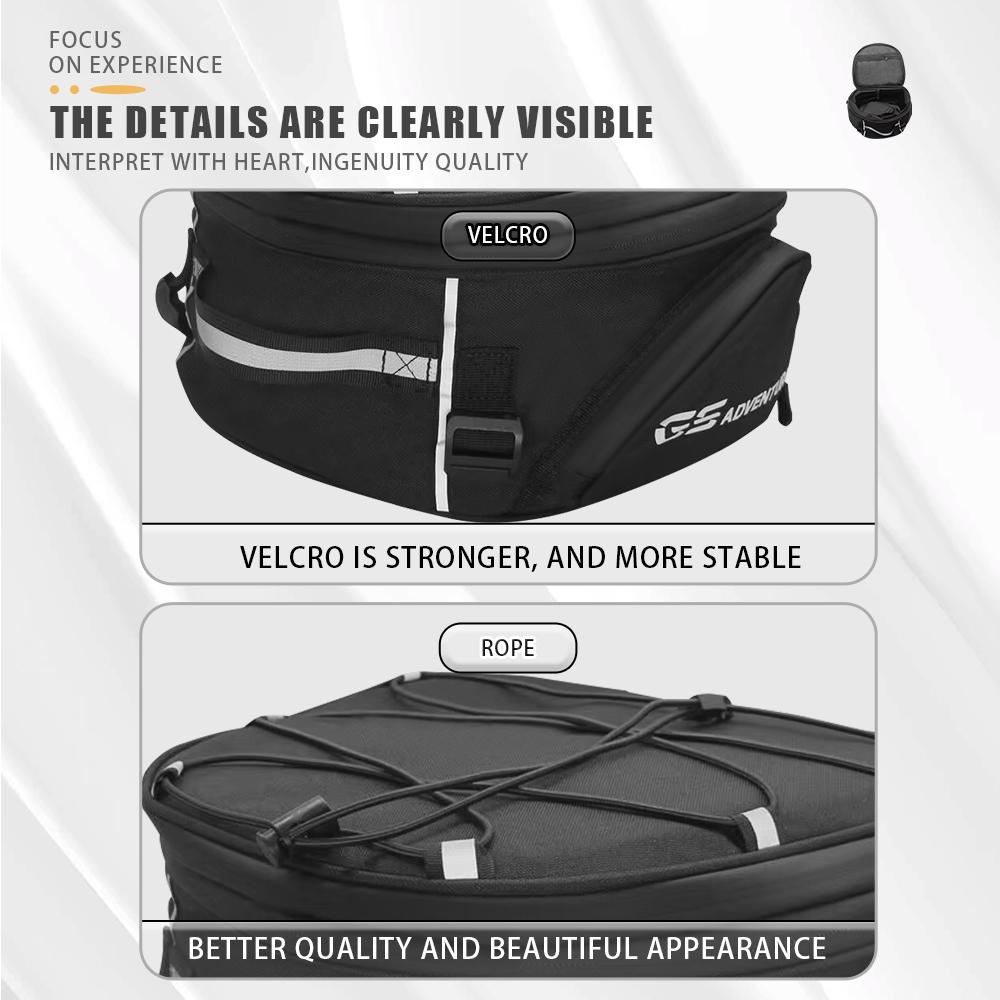 Universal Motorcycles Tail Rear Bags Luggage For BMW ADV R1200GS YAMAHA MT Honda Kawasaki Z900 Accessories Travel Storage Bag