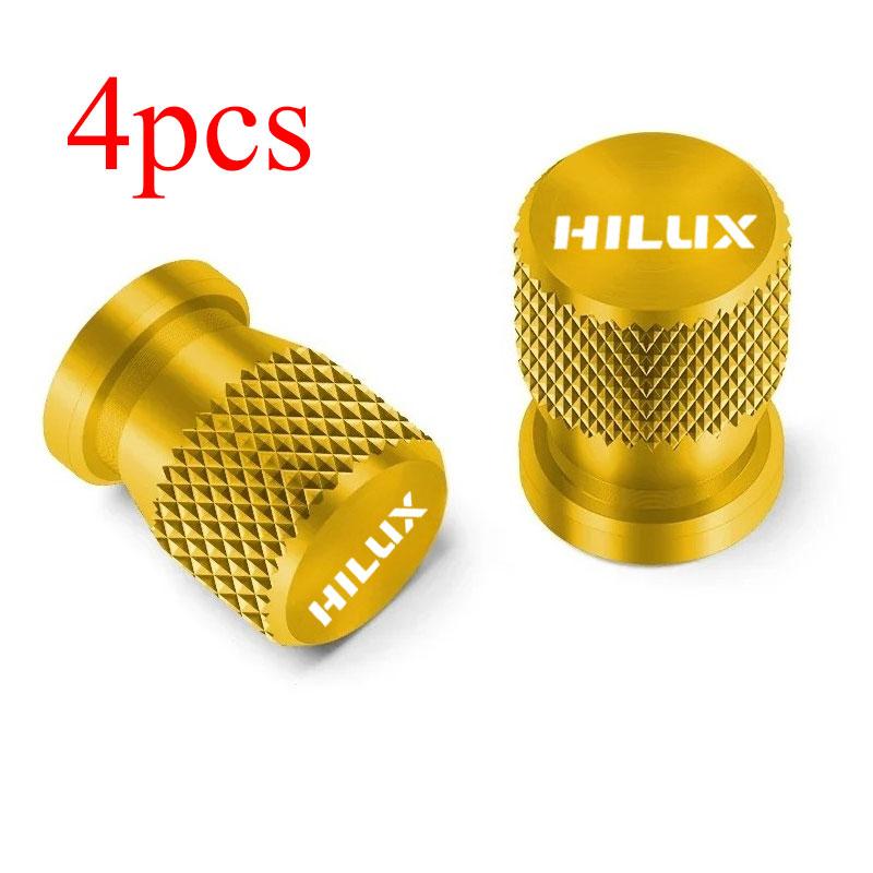 

Car Wheel Tire Valve Caps Tyre Stem Covers Airdust Waterproof Accessories For TOYOTA HILUX