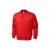 Adidas Tigerkopf-Stickerei, sportliche Freizeitjacke für Herren, Rot, FP8309