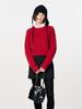 GENERALIDEA Heart Cable Pullover [Red] / Wbd4L05559
