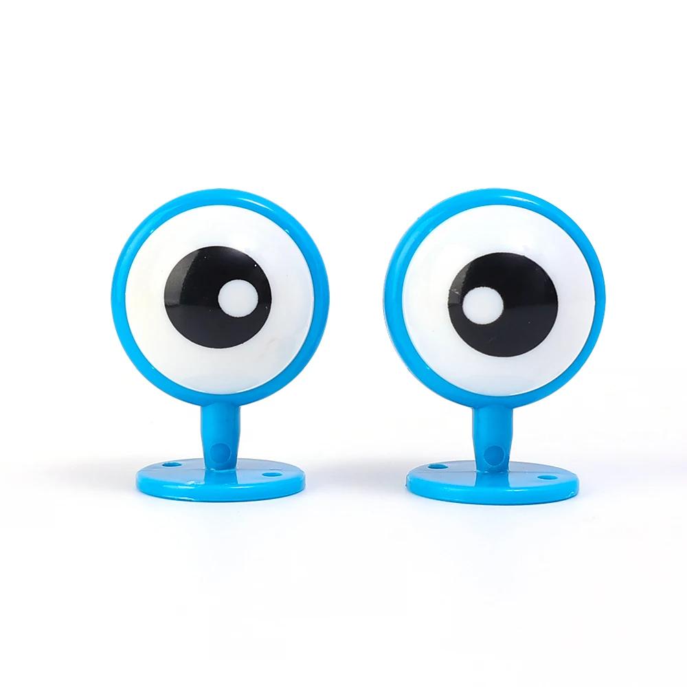 2pcs Cute Cartoon Eyes Styling Helmet Decor Personalized Helmet Stickers Motorcycles Bike Riding Helmet Decoration Accessories