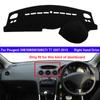 For Peugeot 308 308SW 308GTI T7 2007 - 2013 Car Inner Dashboard Cover Auto Dash Mat Carpet Sun Shade Dashmat Rug Cushion 2012