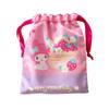Small Planet Sanrio Ribbon Drawstring Bag My Melody Kuromi Simple and Cute &