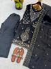 Indian Bollywood Salwar Kameez Palazzo Dupatta Set Women Designer Ethnic Fancy Silk Salwar Suit