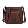 Vertical Women's Bag, Fashionable Shoulder Bag, European and American Retro Small Square Bag, Casual Travel Crossbody Bag