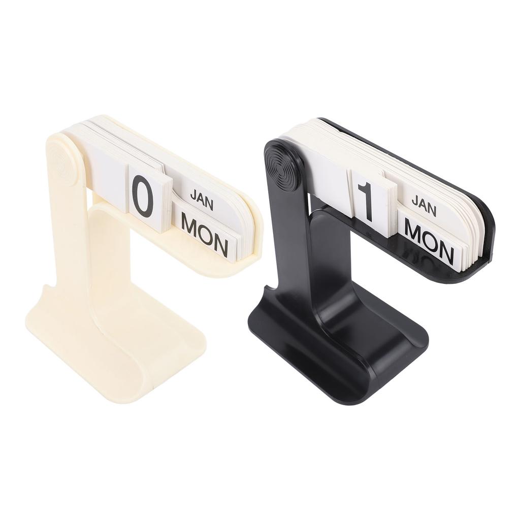 Flipping Simple Calendar Desktop Decoration Stress Relief Ornament Month Date and Day Boards Flip Pe