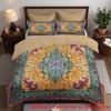 Bohemian Print Bedding, Spring And Autumn Thickened And Sanded Three-Piece Set