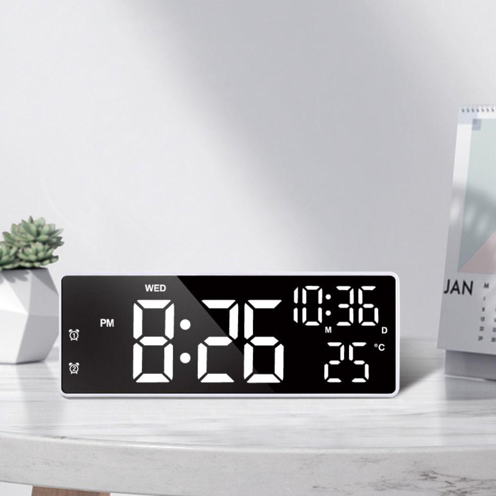 Temperature Alarm Clocks Date Digital LED Clocks High Quality Display Table Clock  for Bedroom