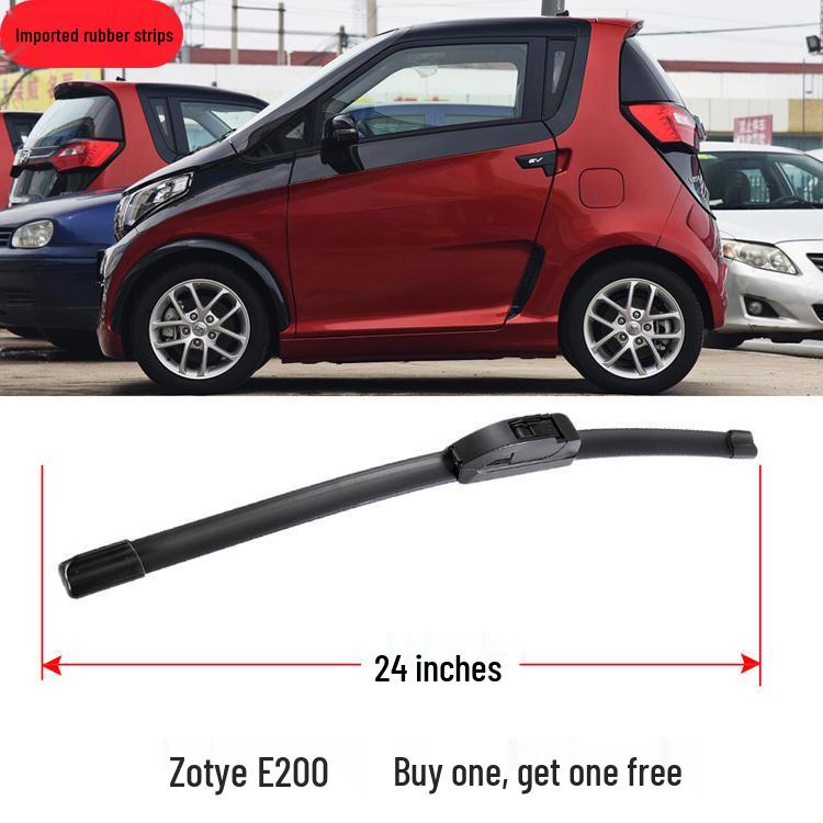 Zotye E200 Front Boneless Wiper Blade Rubber Strip (Original, 2018)