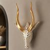 Resin Animal Head Wall Sculpture Modern for Office, Diverse Interiors
