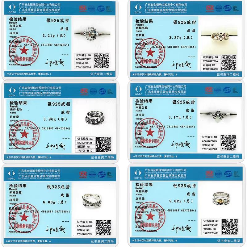 925 Silver Rings Original Design Blue Zircon Star Moon Finger Rings For Women High Quality Wedding Jewelry Gift
