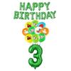 Farm Cartoon Animals Birthday Decoration Party Supplies Tableware Balloons Cup Plates Set Backdrop Banner Birthday Cake Deco Kit