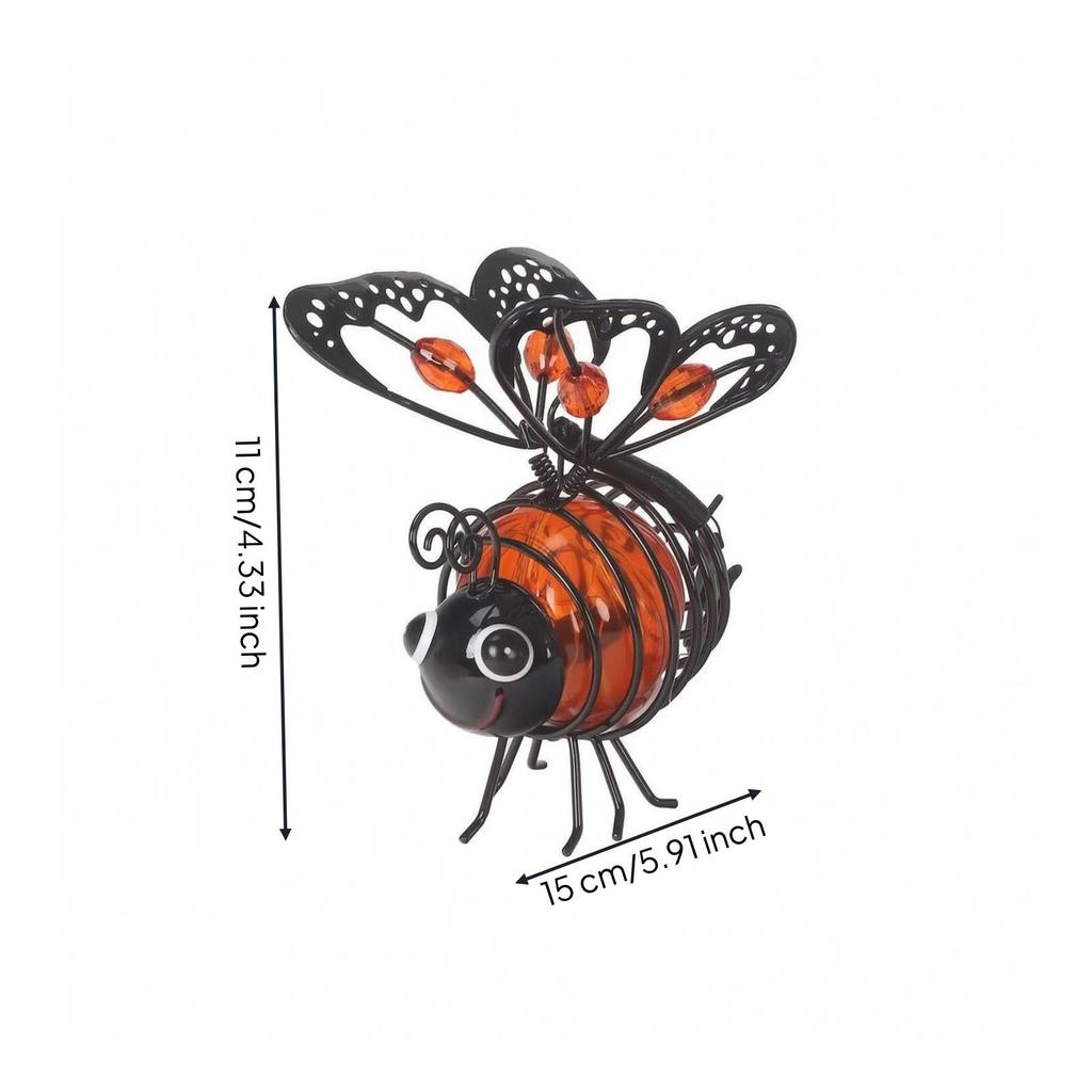 Solar Hanging Bee Light Playful Decorative for Yard, Balcony