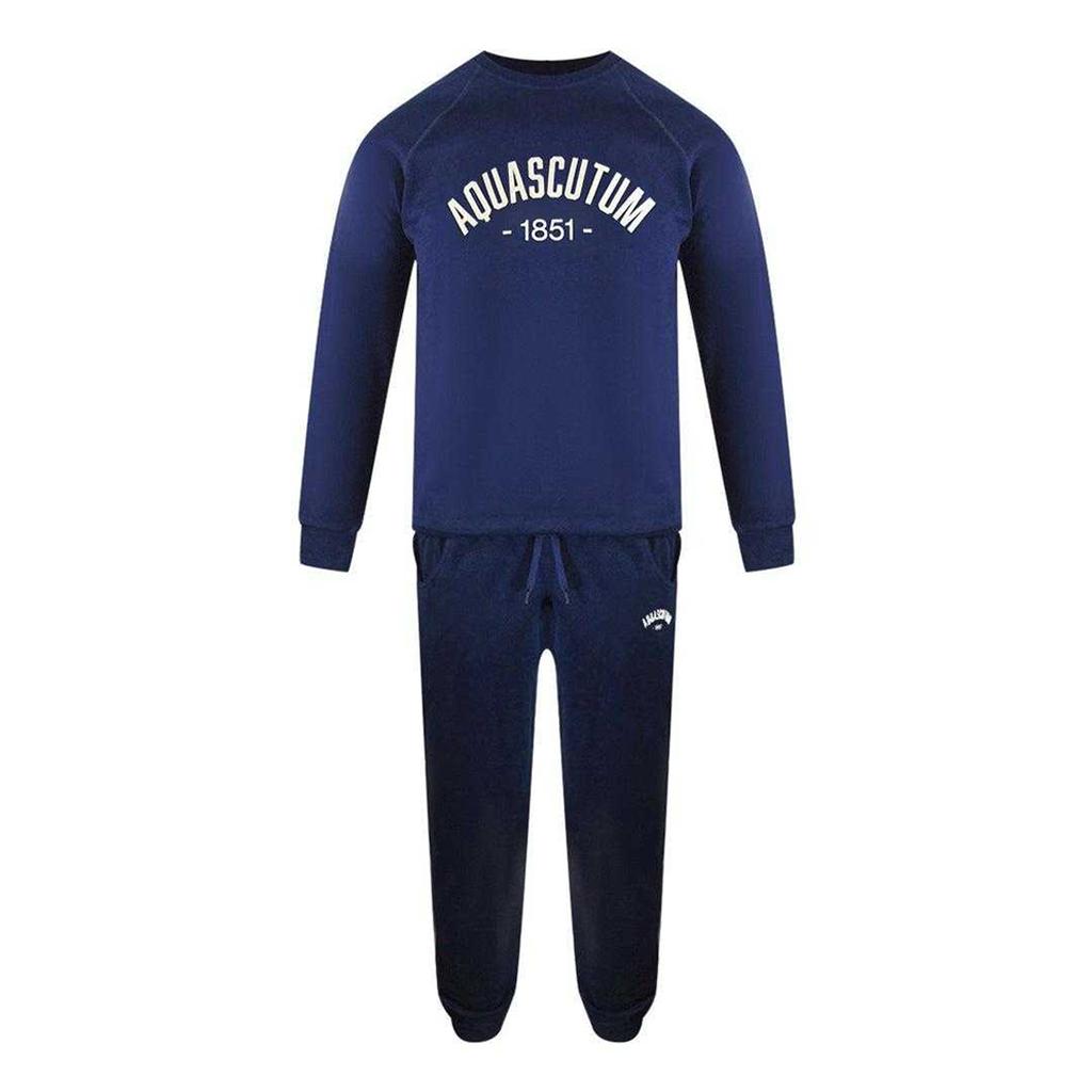 Aquascutum Mens Old School Crew Neck Tracksuit