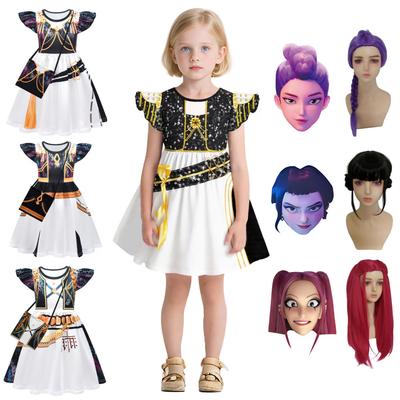 Feifei Sleeve Skirt Kpop Witch Hunter Cosplay Children's Dress Children's Little Girl Princess Dress