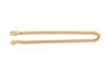 Bebello [Bs-416] 925 Silver Chain Bracelet (Gold Plating)