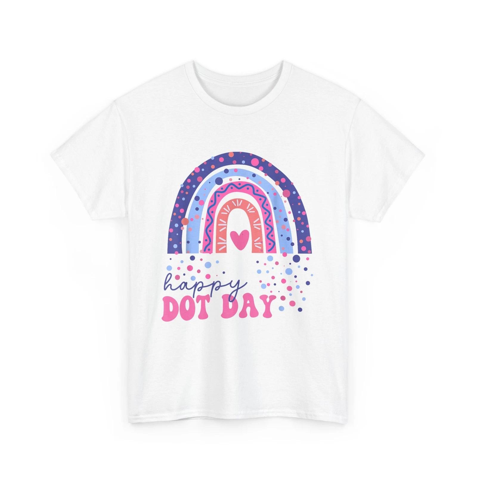 Rainbow Polka Dot Happy Dot Day,for Teacher Kids girls women T-Shirt S