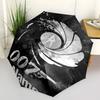 Custom Name 007 James Bond Theme Automatic Umbrella, Lightweight & Portable, 8 Rib, Perfect for Outdoor Travel, Birthdays, Christmas, Gifts.