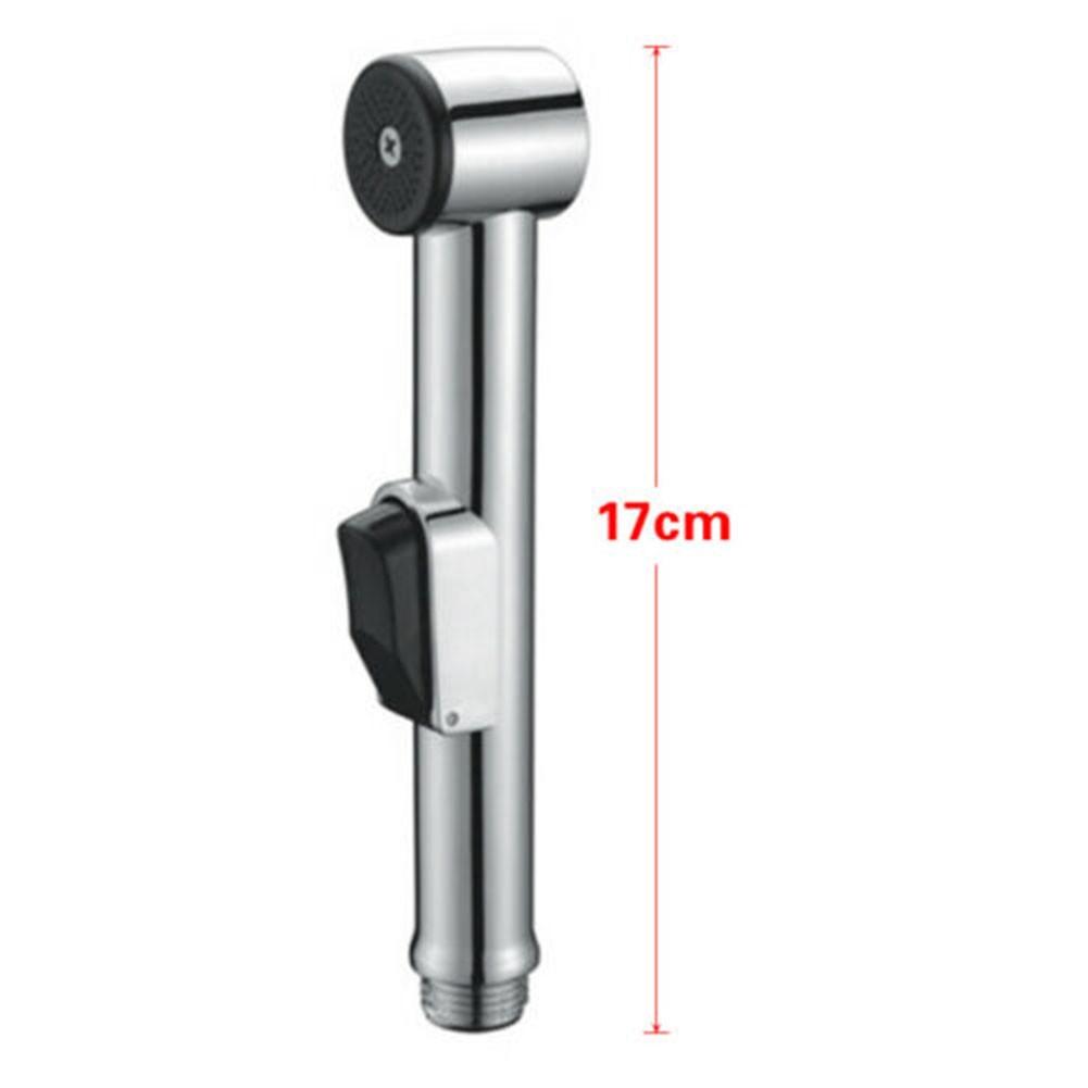 Kit Shower Head Chrome Hand Held Handheld Douche Bidet