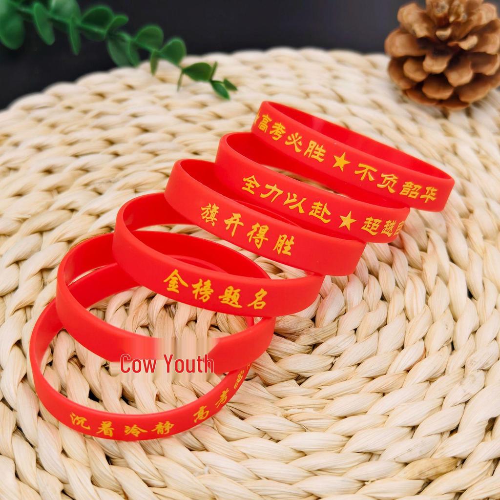 Exam Success Silicone Wristband: Middle/High School Motivation Gift