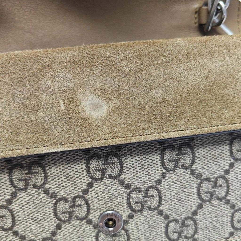 [Pre-Owned] Gucci Dionysus GG Supreme Super Mini Bag 'Beige' - Very Good #Z251Q0