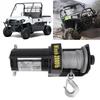 Troliu Electric 12V Capacitate de Încărcare 2000lbs Telecomandă Troliu de Înaltă Eficiență pentru ATV UTV Mașină Camion