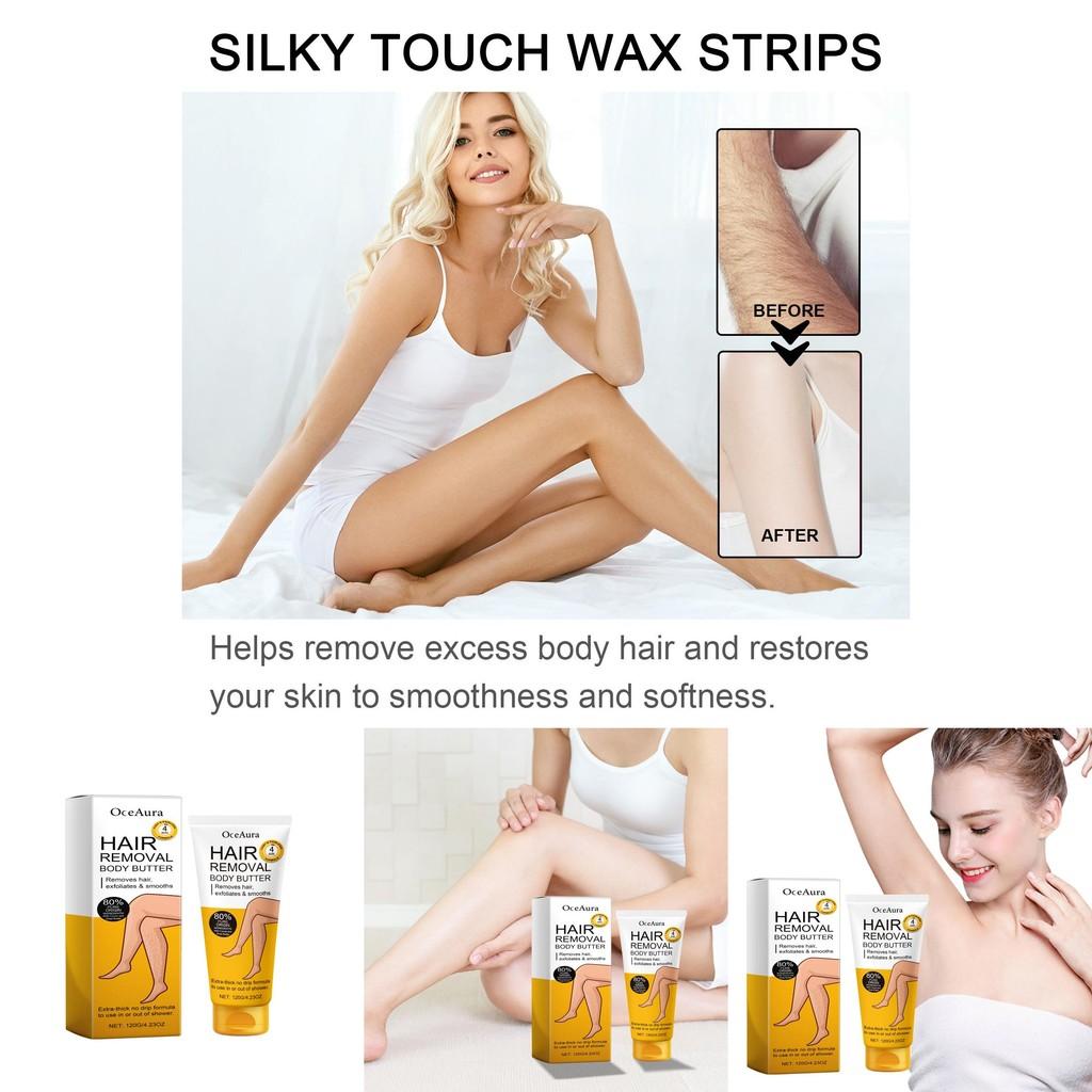 Oceaura Gentle Hair Removal Cream Ideal For Sensitive Skin Underarms And Legs 120g