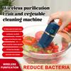 Portable Dishwasher And Wireless Cleaning Machine For And Vegetables, Quickly Oil Stains And Disinfects Tableware