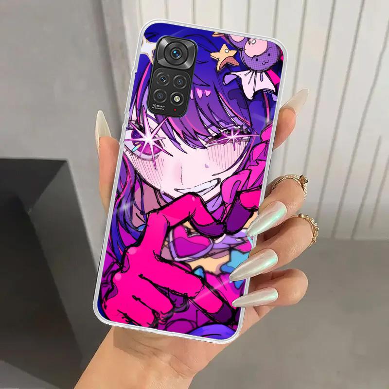 Japan Anime Oshi No Ko Phone Case for Xiaomi Redmi Note 15 14 14S 13 12S 12 Pro 11S 11 Plus 11T 11E 10S Soft Funda Print Shell R