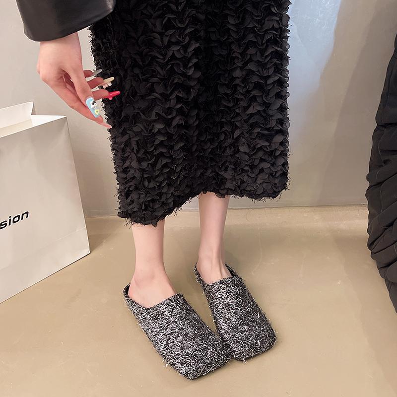 Women Slippers 2025 New Classic Closed Toe Cork Sandals Ladies Leopard Cork Slippers Mule Clogs Shoes Home Flat Slides Women
