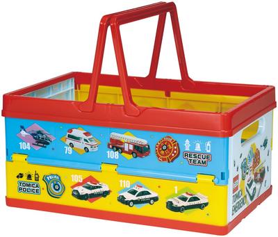 Kaykaycı Katlanabilir Saklama Kutusu, Saplı Oyuncak Kutusu, İstiflenebilir Sepet, Tomica, 38x25x19.5cm, BWOT13-A