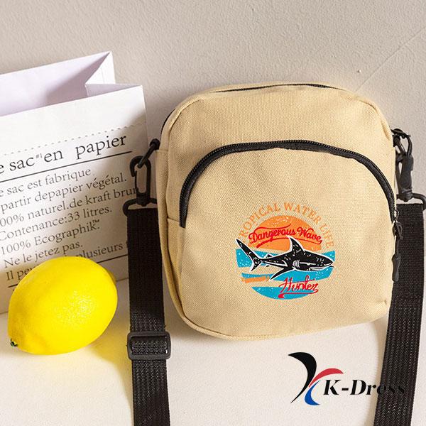 

Міні квадратна сумка через плече Sunshark (4 кольори) 17x15x6cm бежевий