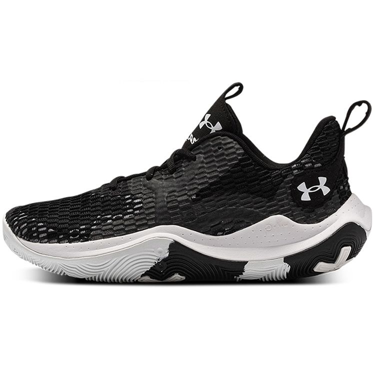 Under Armour Spawn 3 Fabric Mesh Minimalist Versatile Shock Absorption Non-Slip Durable Support Low-Top Retro Basketball Shoes 3023738-001