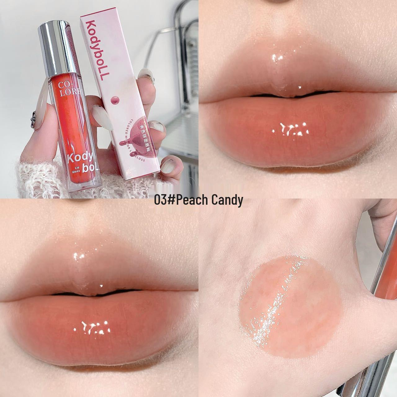 Kodyboll Mirror Shine Lip Glaze: Colored Lip Repair & Moisturizing Gloss 3g