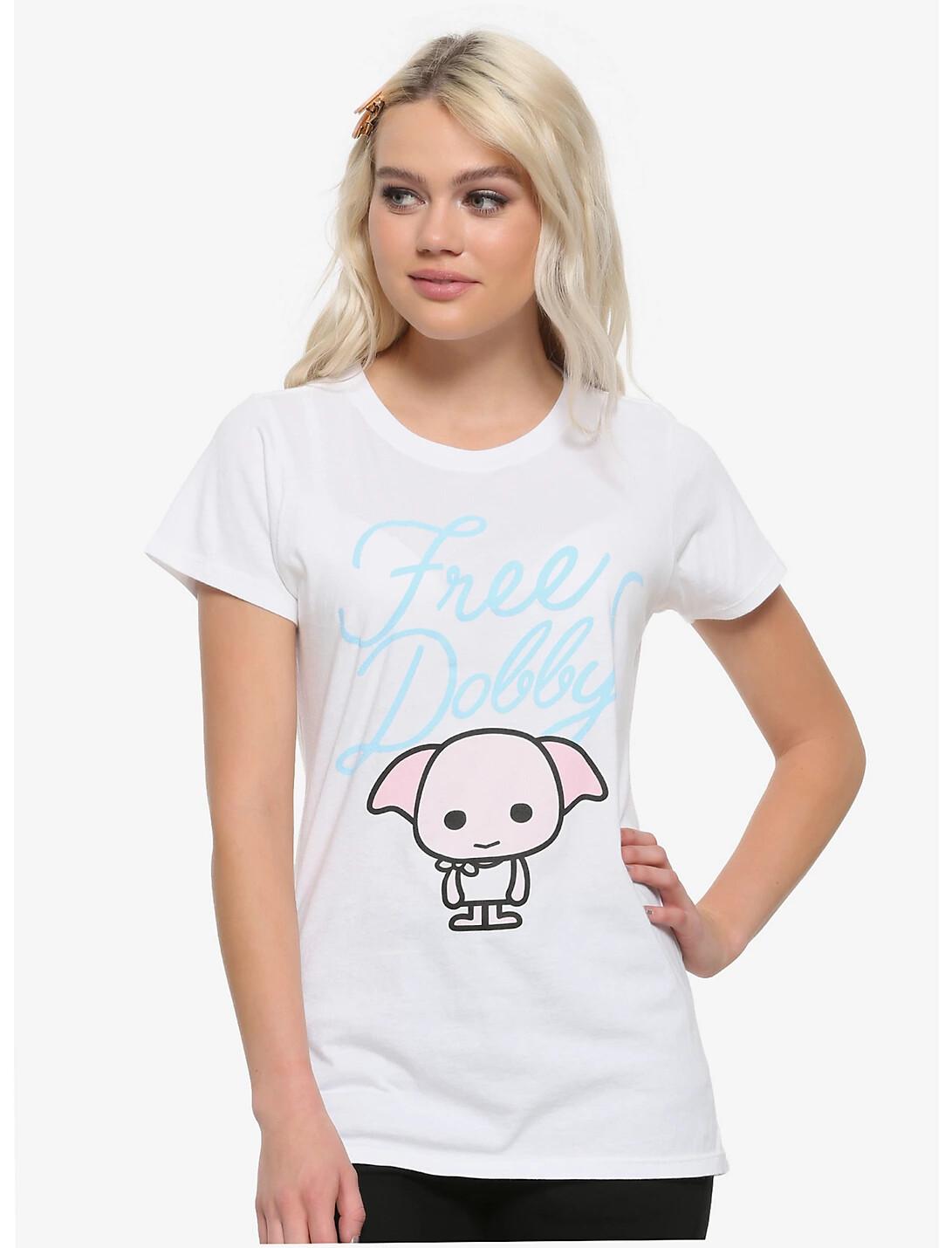 Harry Potter Juniors Chibi Free Dobby White T-shirt NWT 3XL S
