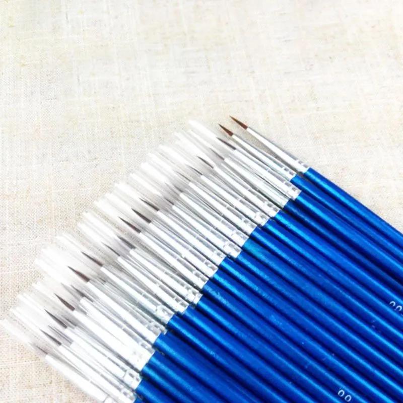 Painting brush Flat number 000, 30 pcs.