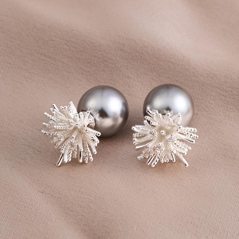 Minimalist Geometric Earrings Cubic Zirconia Studs Lightweight Hypoalleric Silver Tone Cool Style Jewelry for Women Everyday Wear