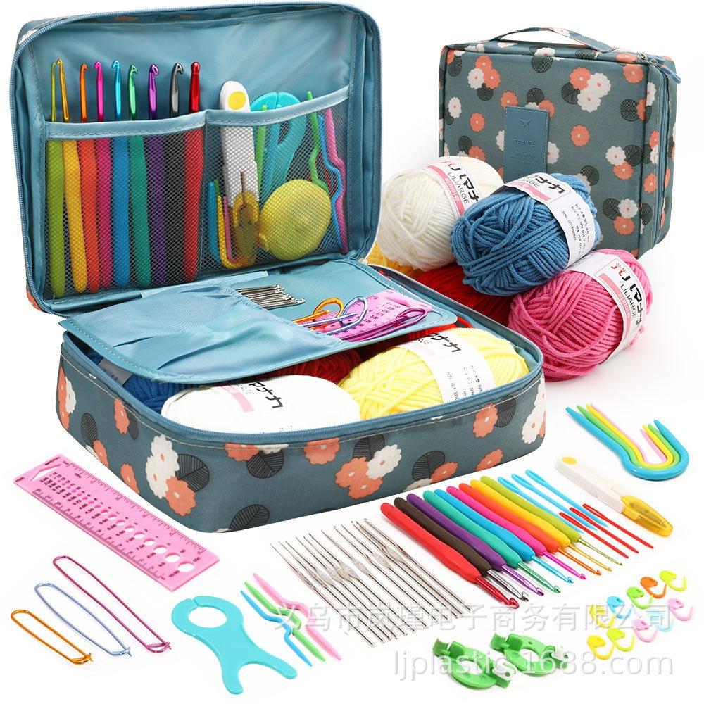 Crochet Full Set Beginner Knitting Tool Set DIY Yarn Crochet Material Pack
