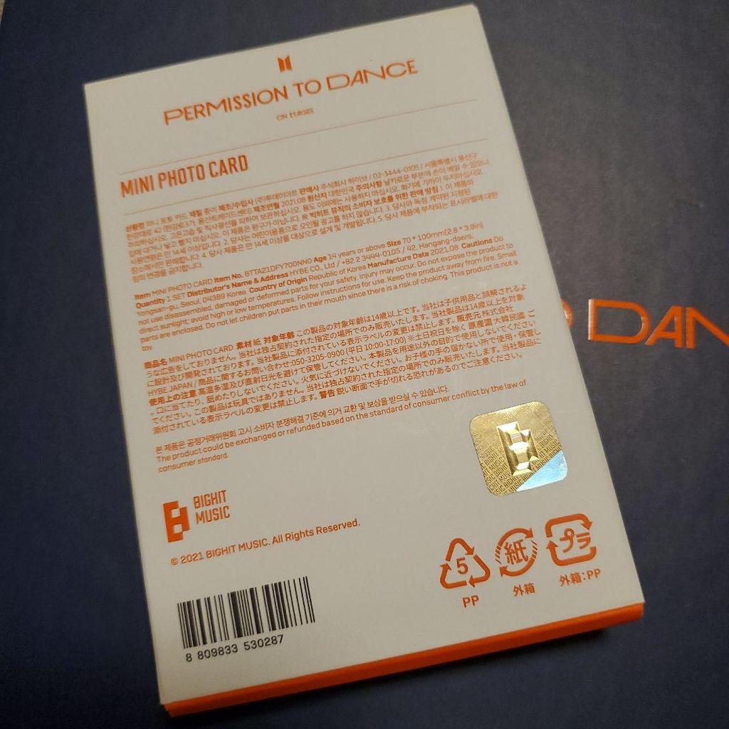 [USED] BTS Official PTD Binder with 11 mini photos