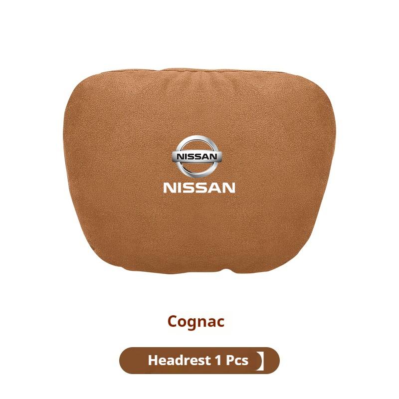 Car Headrest Lumbar Rest Cushion Neck Support Neck Pillow For Nissan X-Trail Qashqai Sentra Serena Tiida Teana Juke Leaf Micra