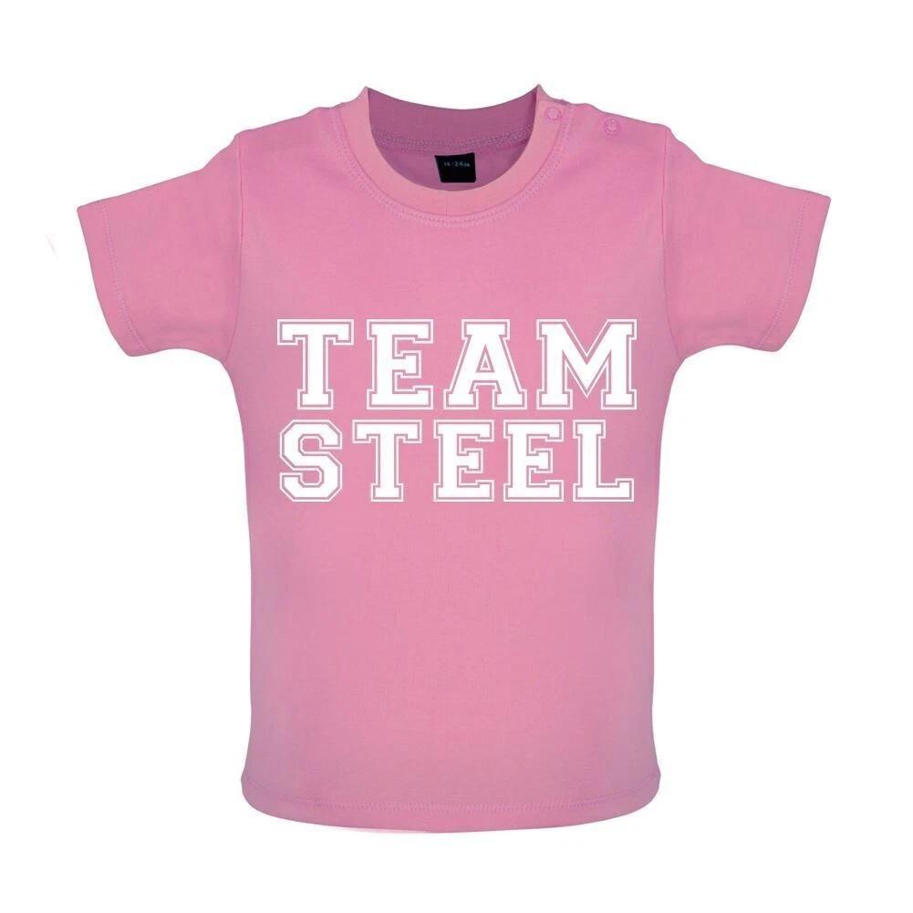 Steel Team - Kids Baby Kids Boys Girls Unisex T-Shirt / Bodysuit - Gladiator TV Game Show Name 100