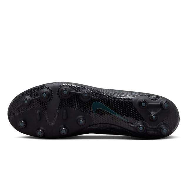 Nike Mercurial Vapor 16 Academy Hard Ground Soccer Japan shoe Men's Low-Top Cleats, Black/Black/Deep Jungle, FQ8431, (Japanese size, adult, numerical,