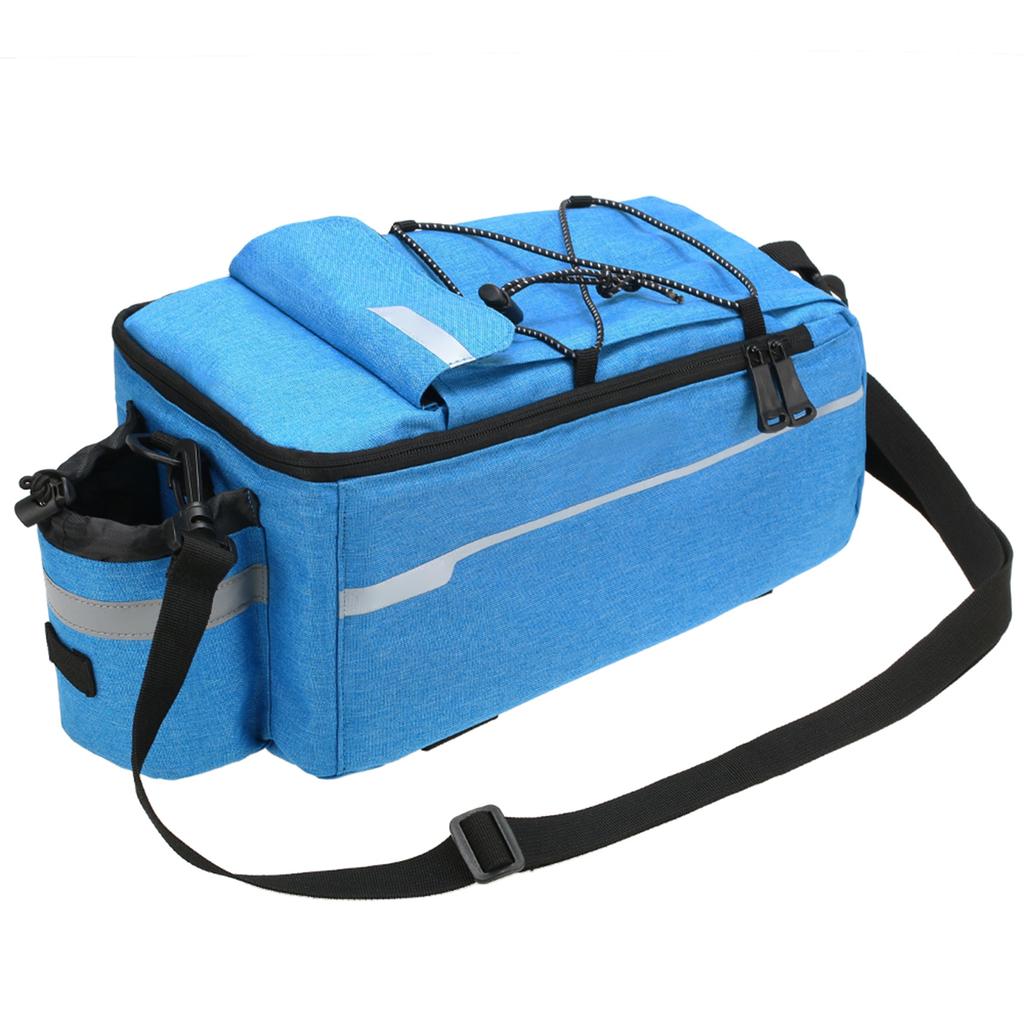 Lixada Insulated Trunk Cooler Bag Cycle Bicycle Rear Rack Storage Luggage Bag Reflective MTB Bike Pannier Bag Shoulder