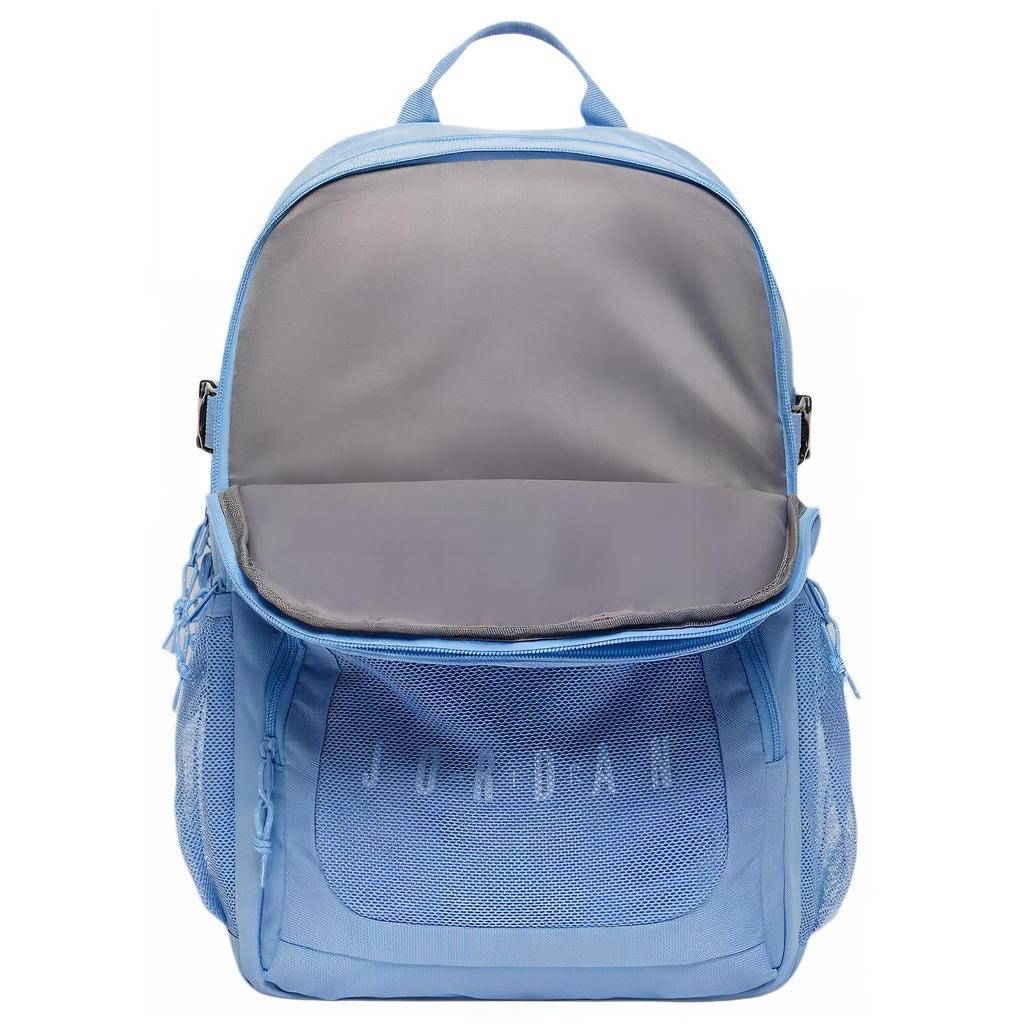 Jordan Logo Design Polyester Backpack Kids Backpacks Blue IQ5331-407