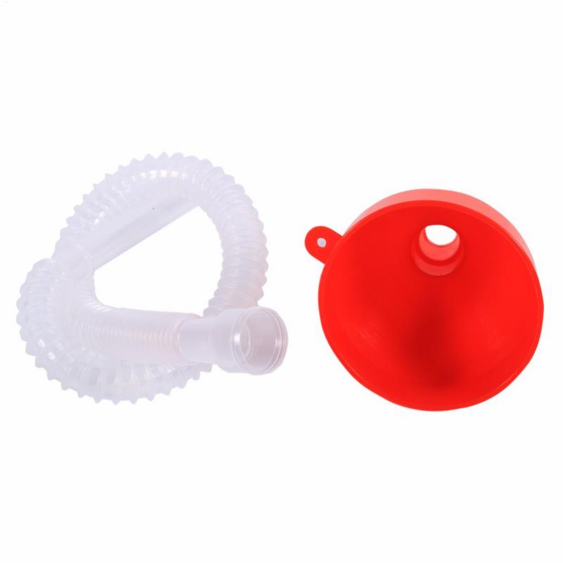 1PCS Car Refueling Funnel Detachable Telescopic Funnels Engine Gasoline Funnel Motorcycle Auto Oil Long Pipe Filling